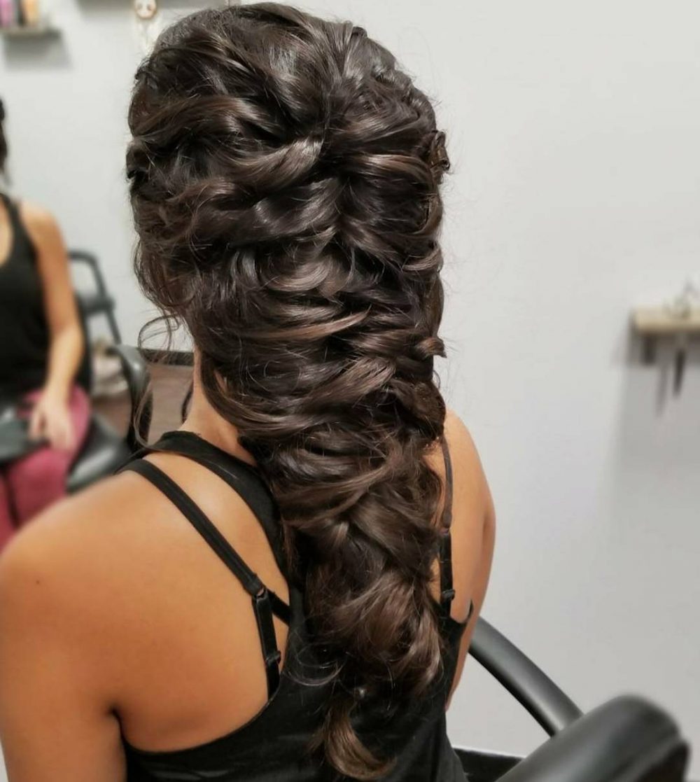 loosely braided boho hairstyles