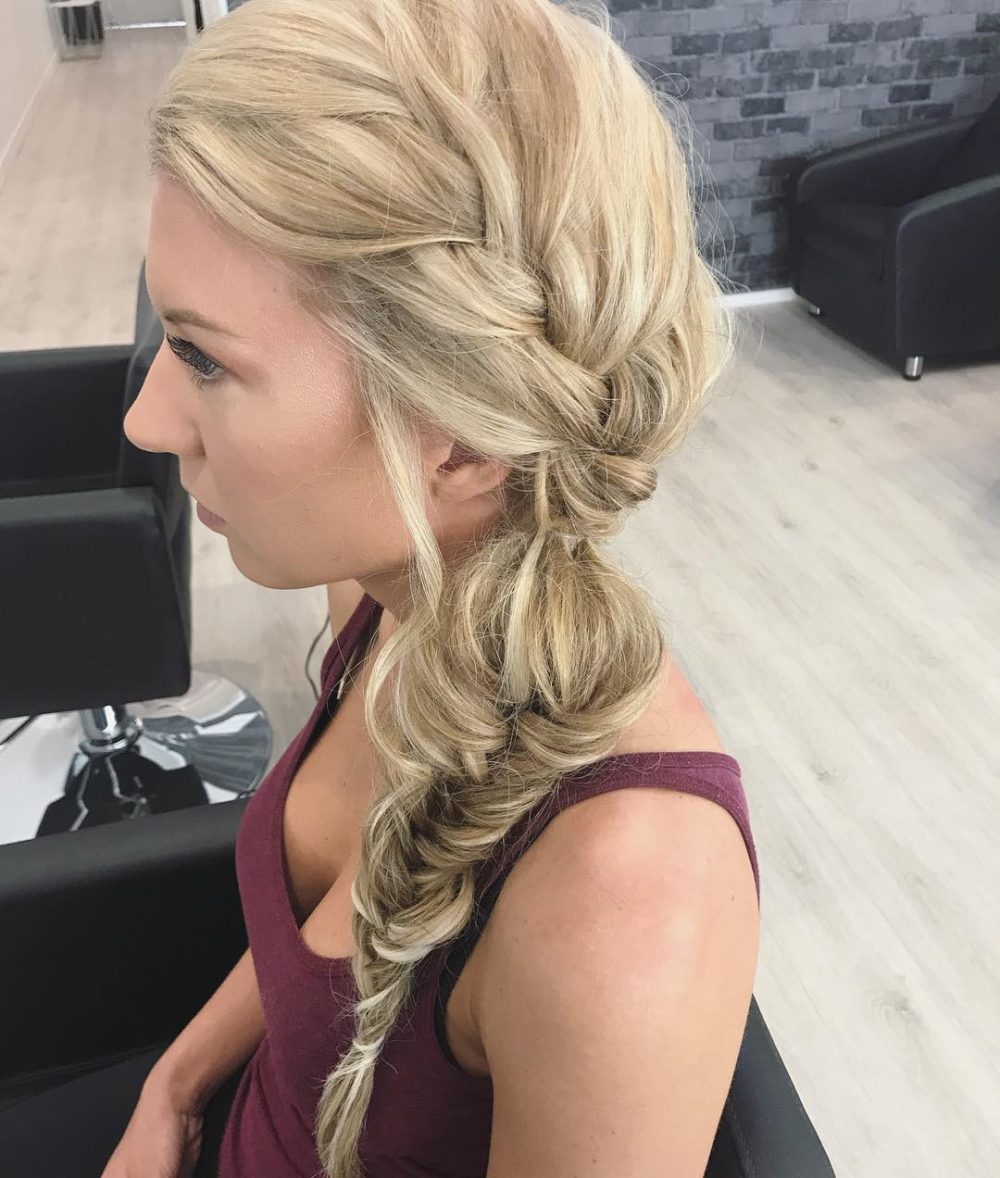 soft fishtail braid bohemian hairstyles