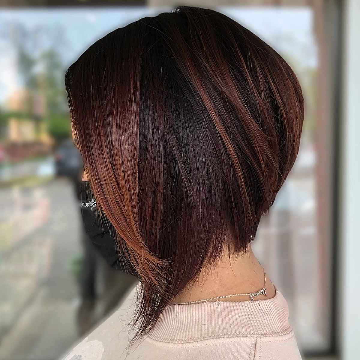 stacked a line bob hairstyle for women