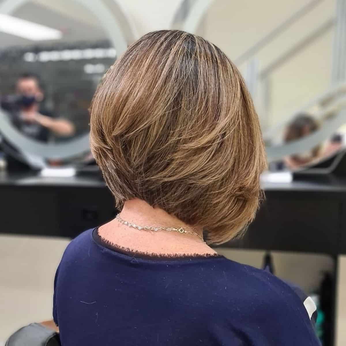 stacked inverted bob