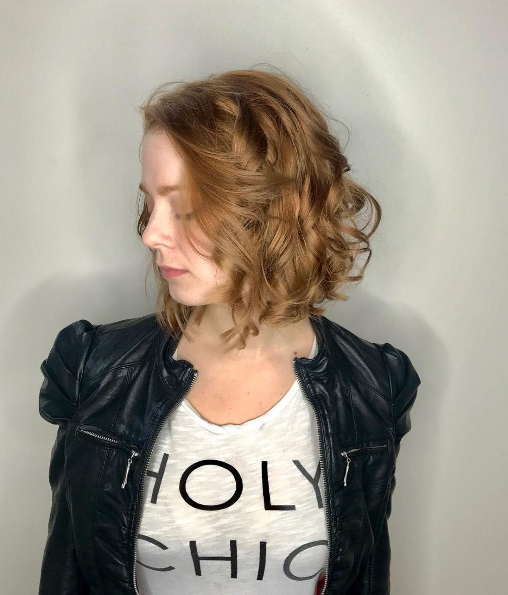 strong shape with low maintenance curls hairstyles for thinning hair