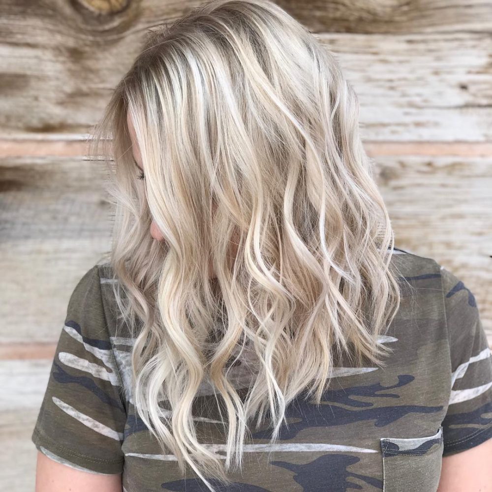textured lob hairstyles for thinning hair