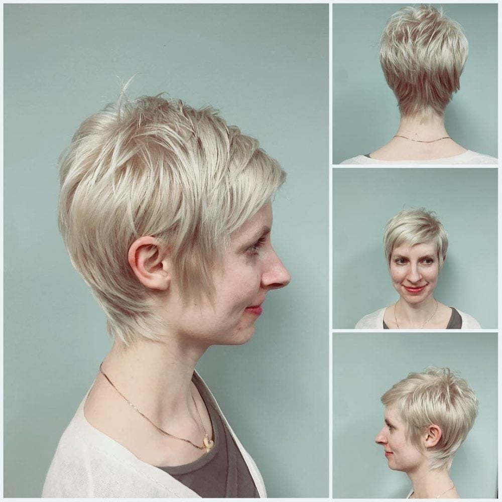 textured pixie cut hairstyles for thinning hair