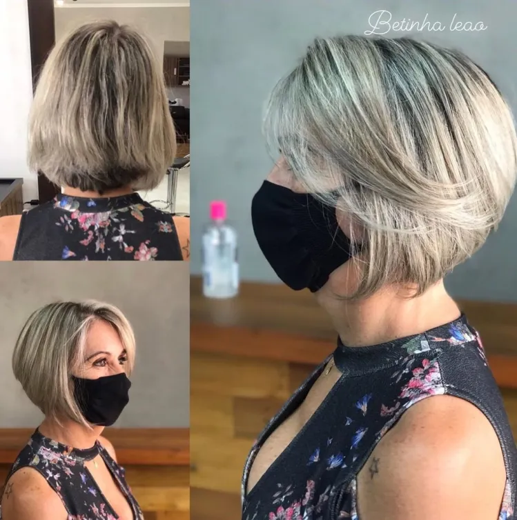 Classic Stacked Bob Cut