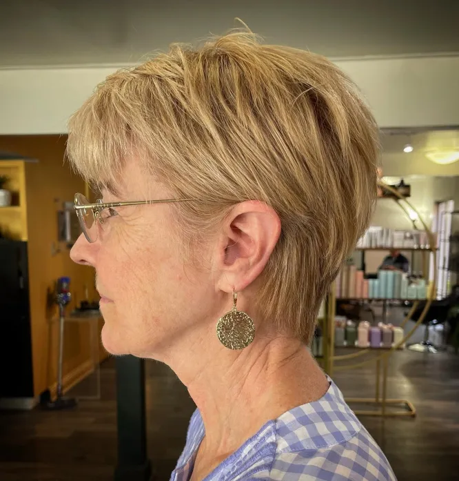 Effortless Pixie with Short Bangs