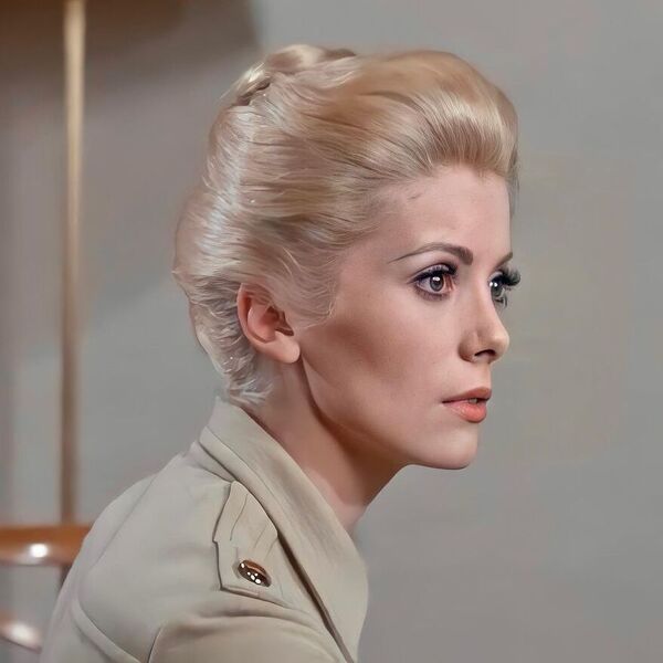 Light Blonde Updo Hair