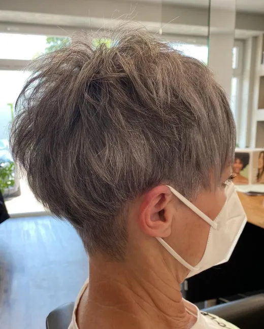 Short Shaggy Haircuts for Over 60