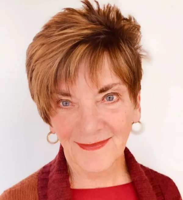 Spiky Crop for Older Women