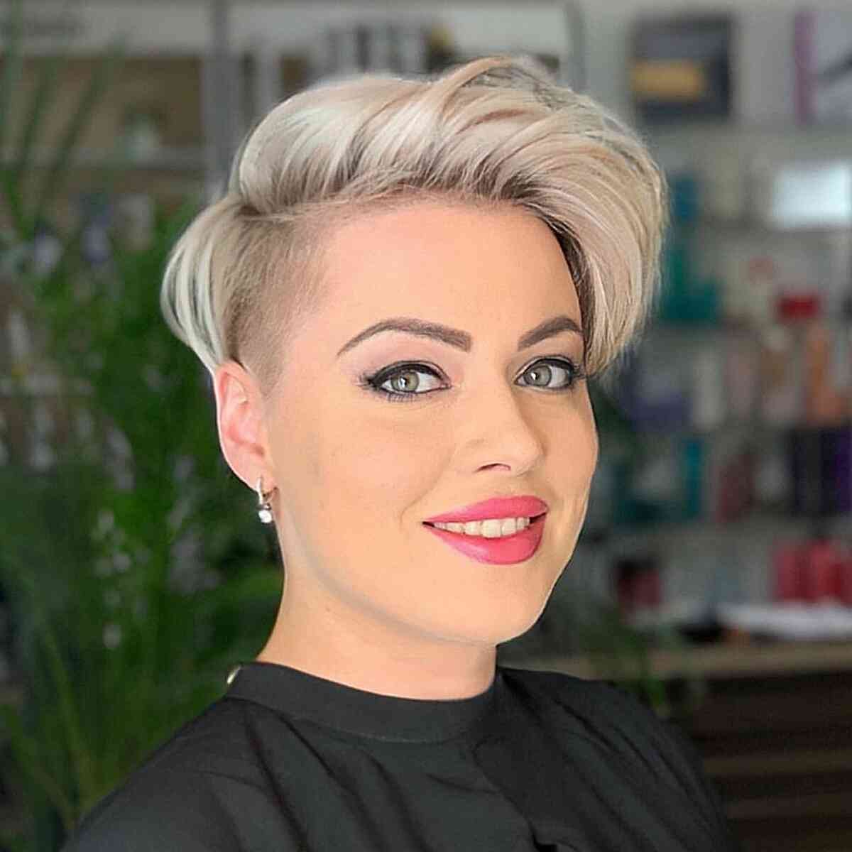 asymmetrical pixie cut undercuts