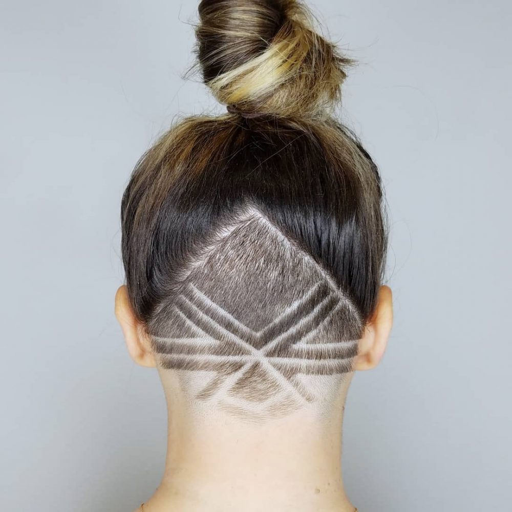 aztec undercut design