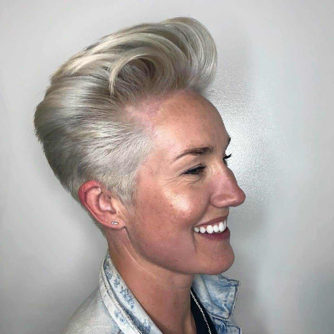 cool cut for thick hair