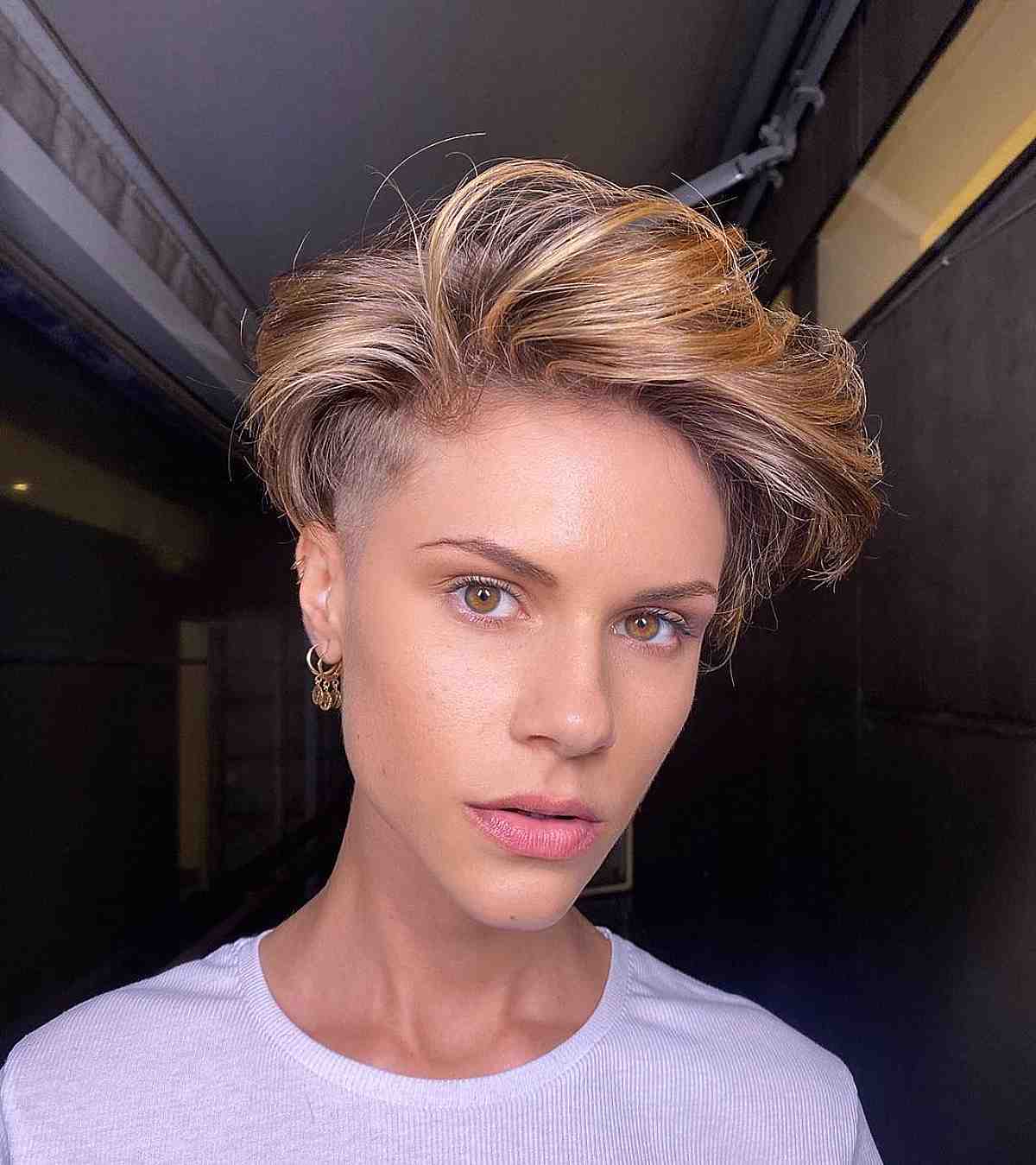 extra long pixie with an undercut