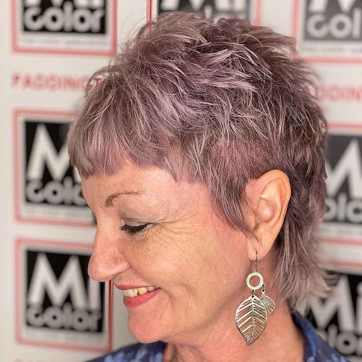 low maintenance shaggy cut for 70 year olds