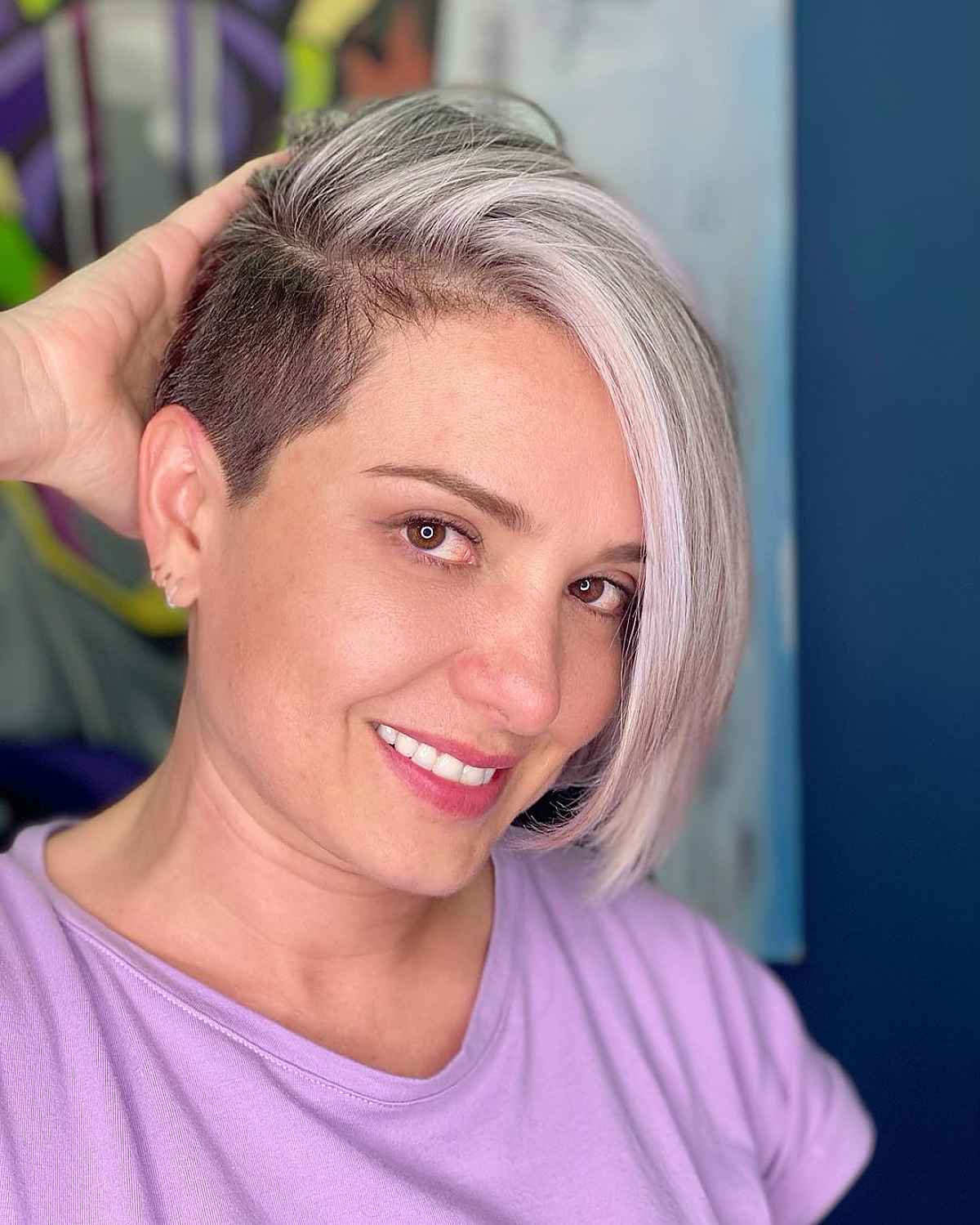 pixie bob with hidden undercut