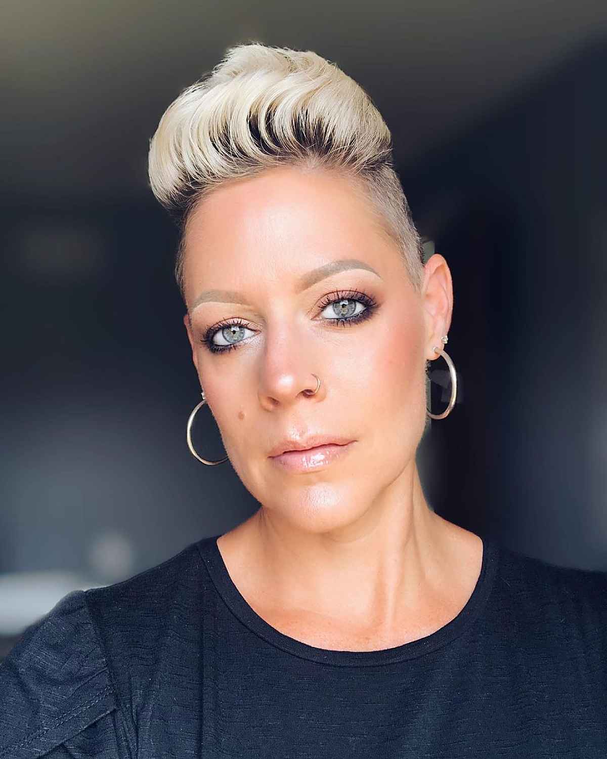 quiff haircut for women