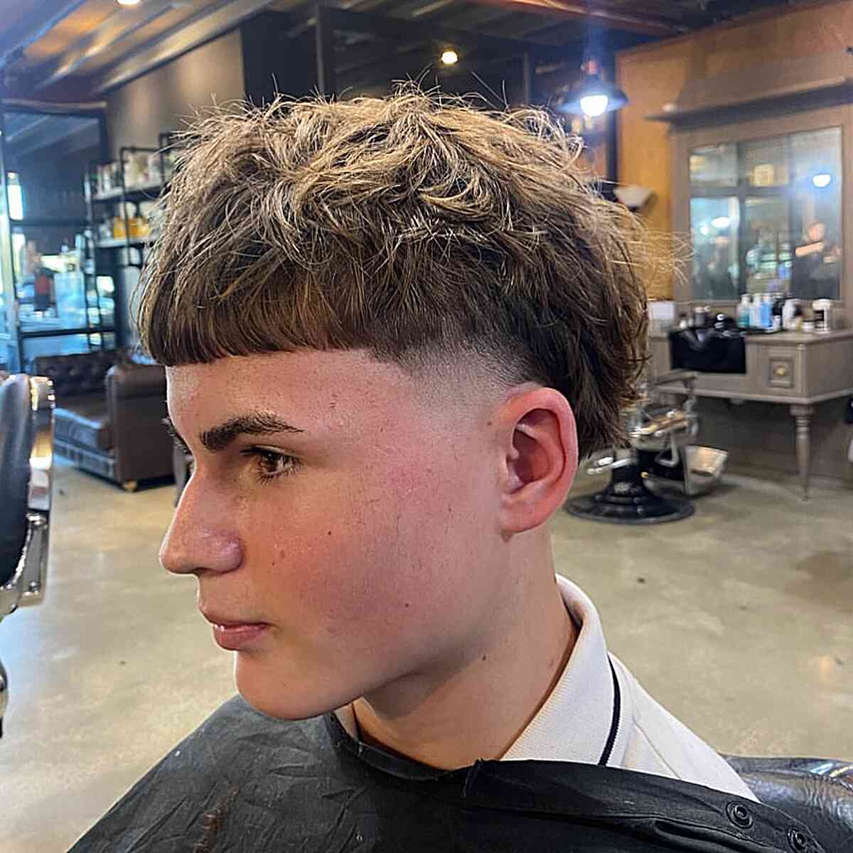 short edgar mullet for men