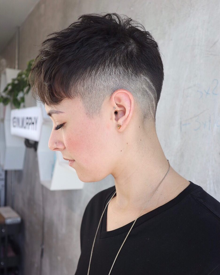 short sides and a long top