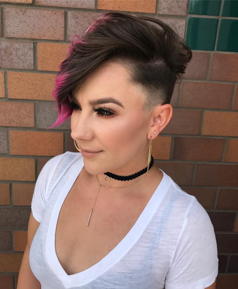 side swept undercut