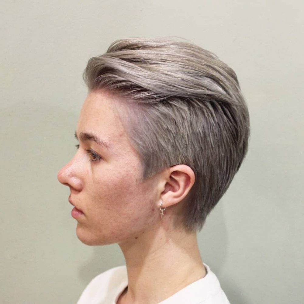 the long androgynous cut