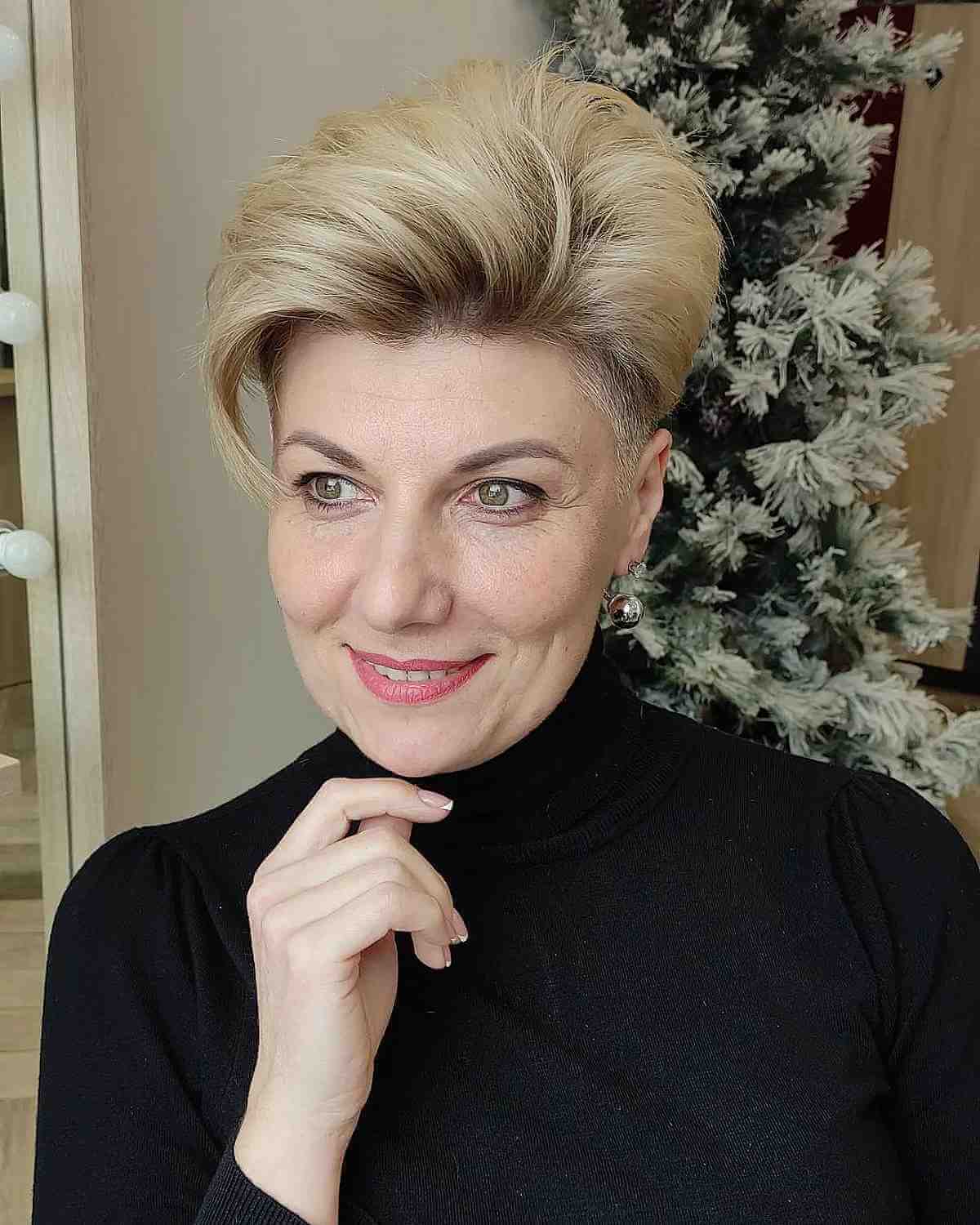 undercut disconnected pixie with a long top