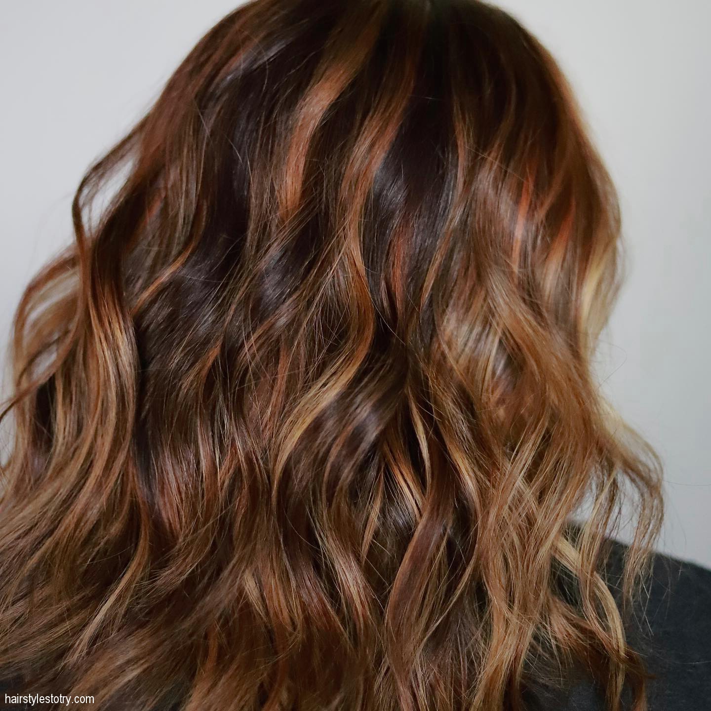 Light Brown Warm Brunette Hair Color