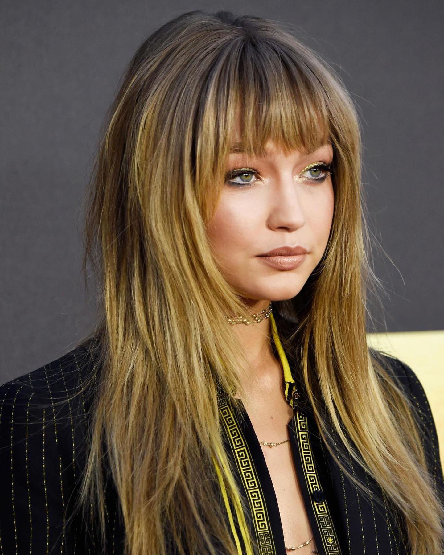 Long Layered Peek A Boo Bangs
