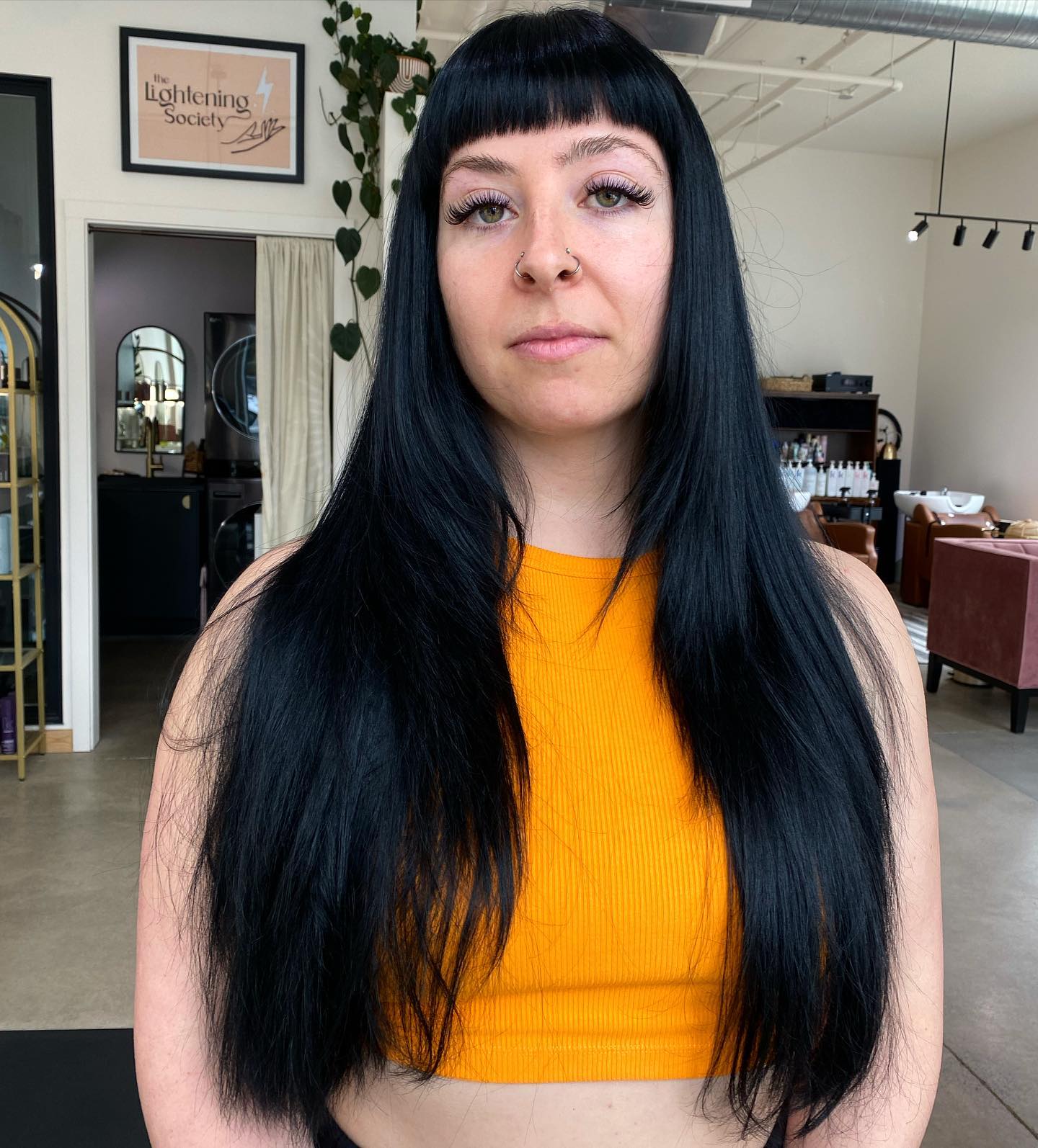 Peek A Boo Bangs For Long Hair