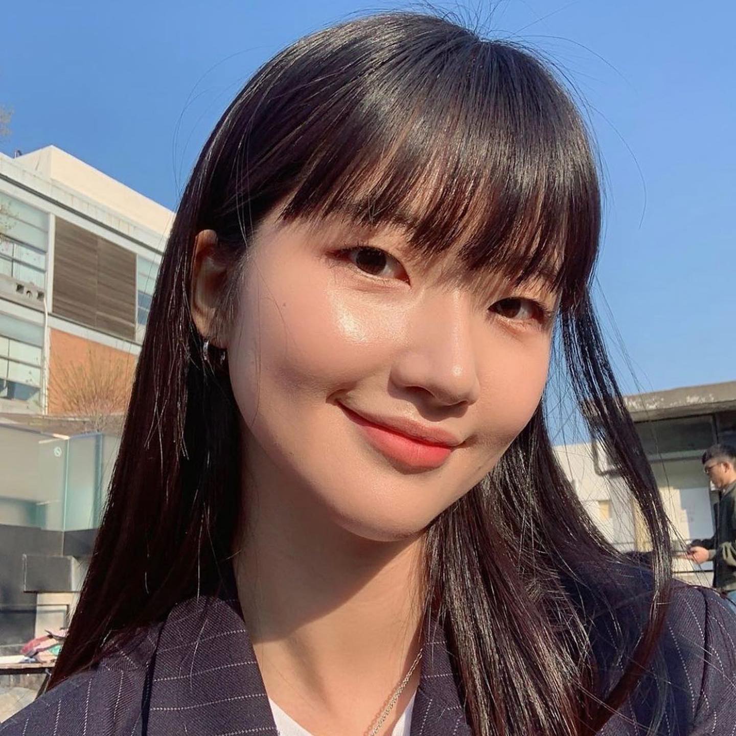 Peekaboo Bangs Korean