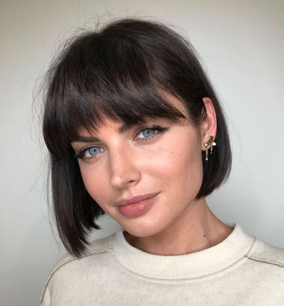 Blunt Bob with Subtle Layers