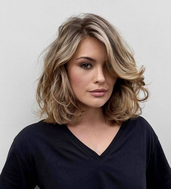 Layered Bob with Bangs