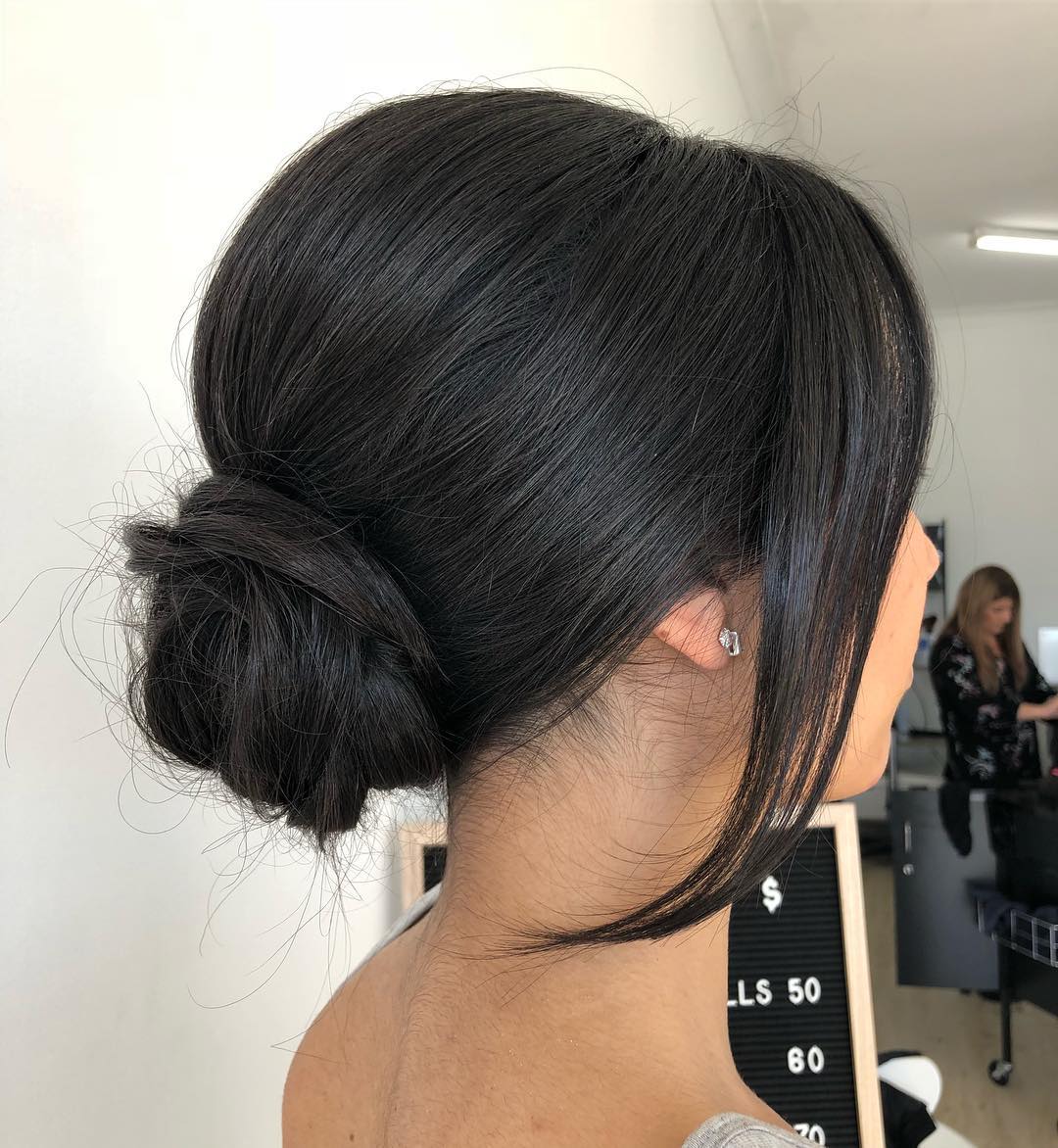 Natural Brunette Sweat Friendly Hair