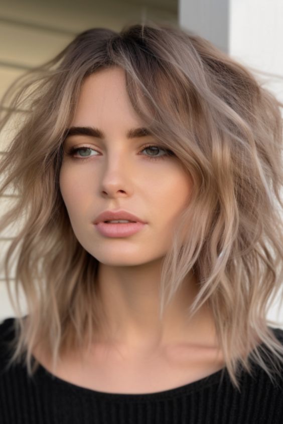 Shoulder Length Shag