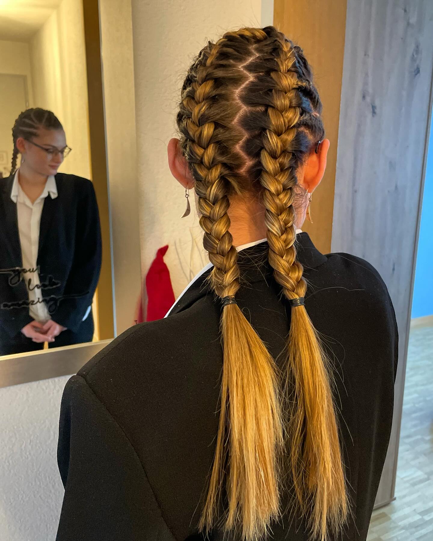 Sleek Braids Sweat Friendly Look