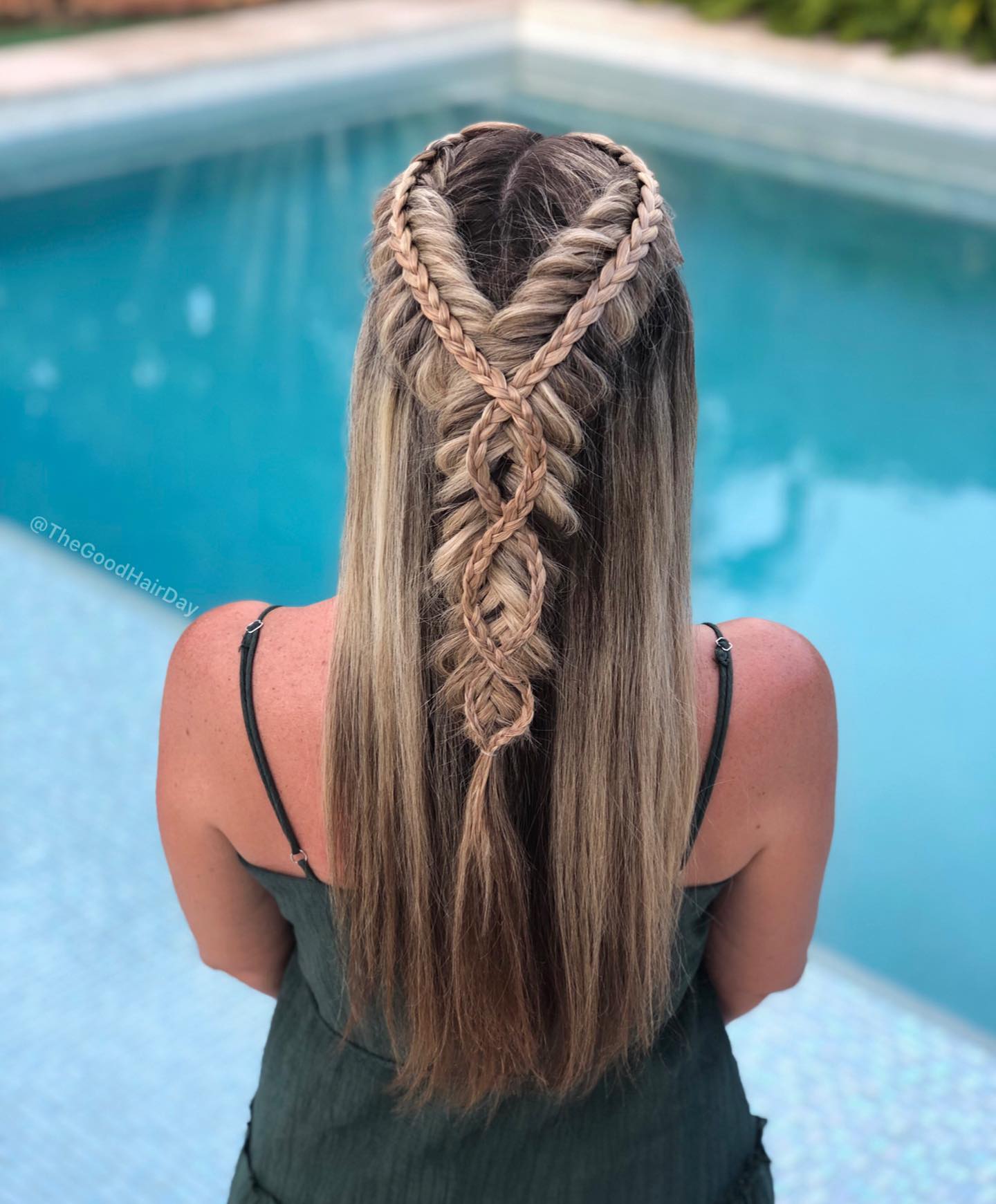 Straight And Long Blonde Hair