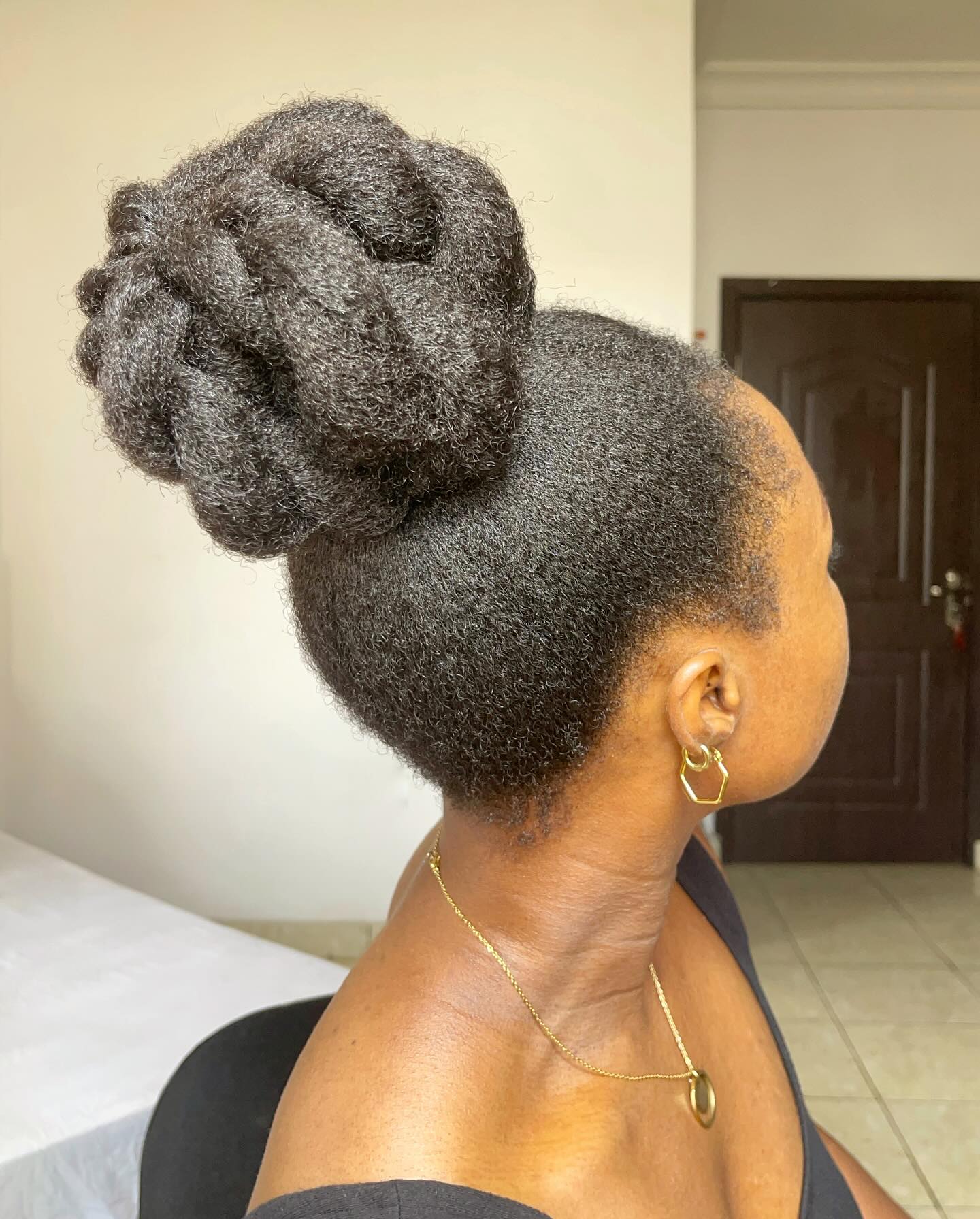 Thick Afro Bun