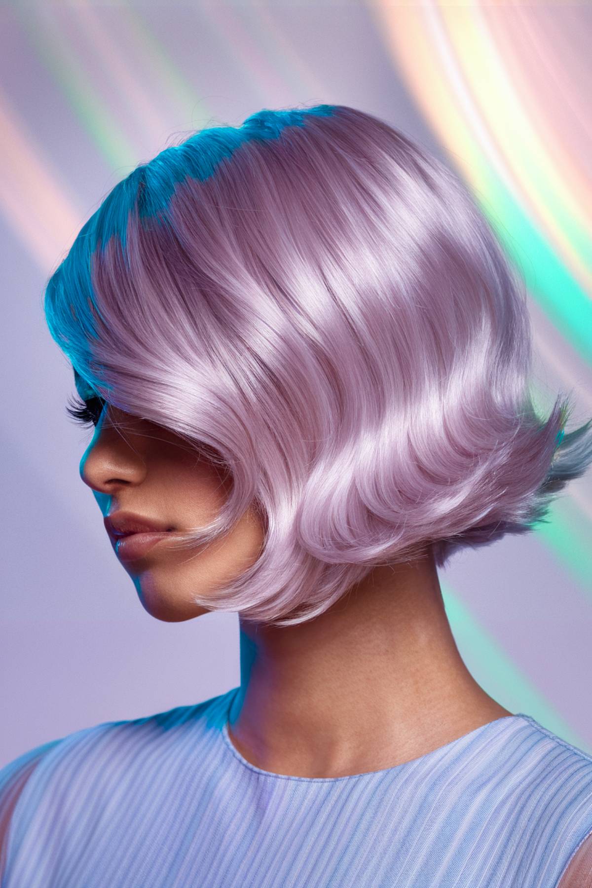 dreamstone bob multi tonal pastel hair color