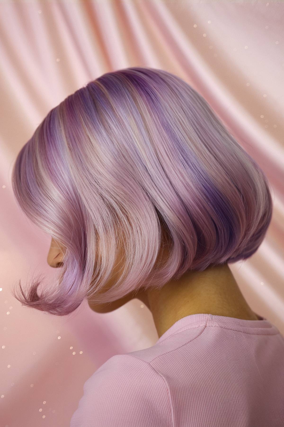 gleamstone bob pearl champagne blush hair