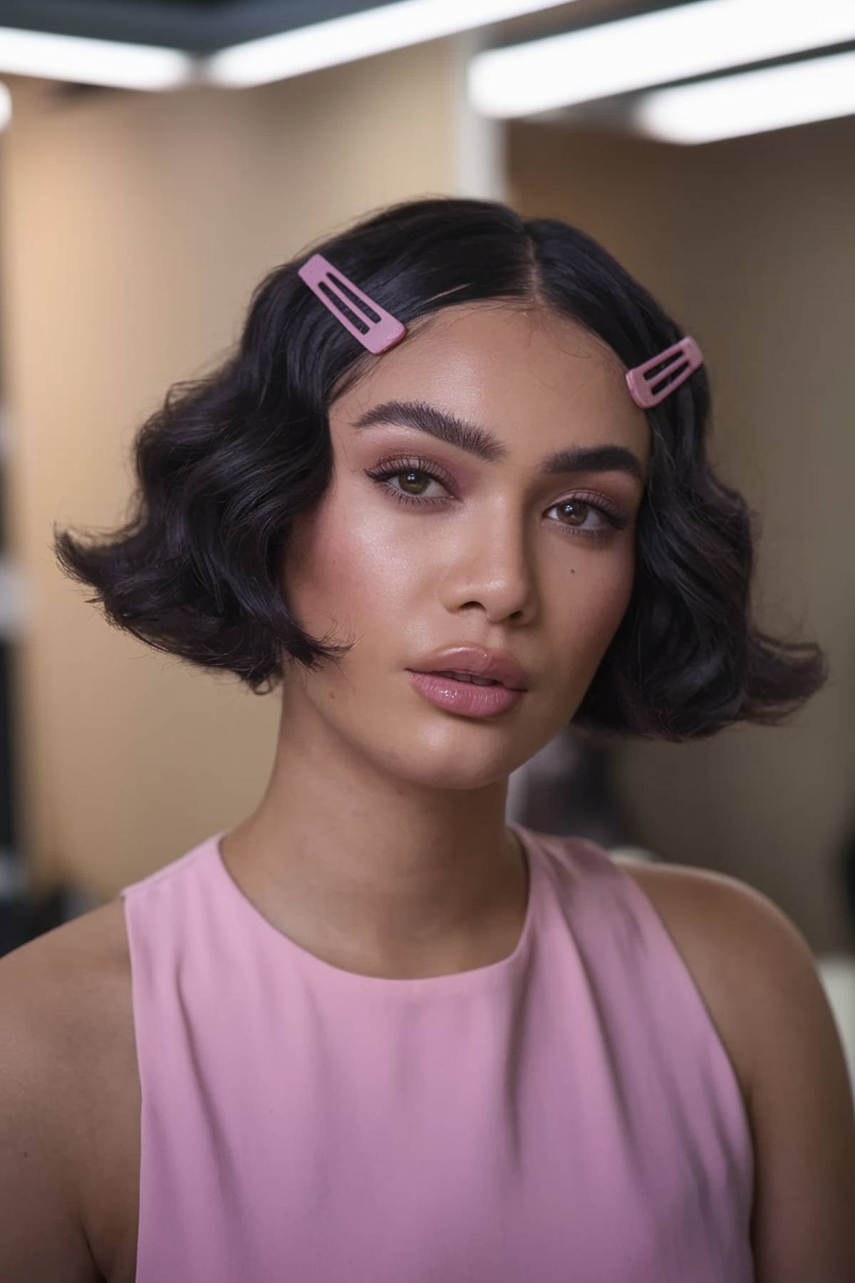 hair clip idea short hair