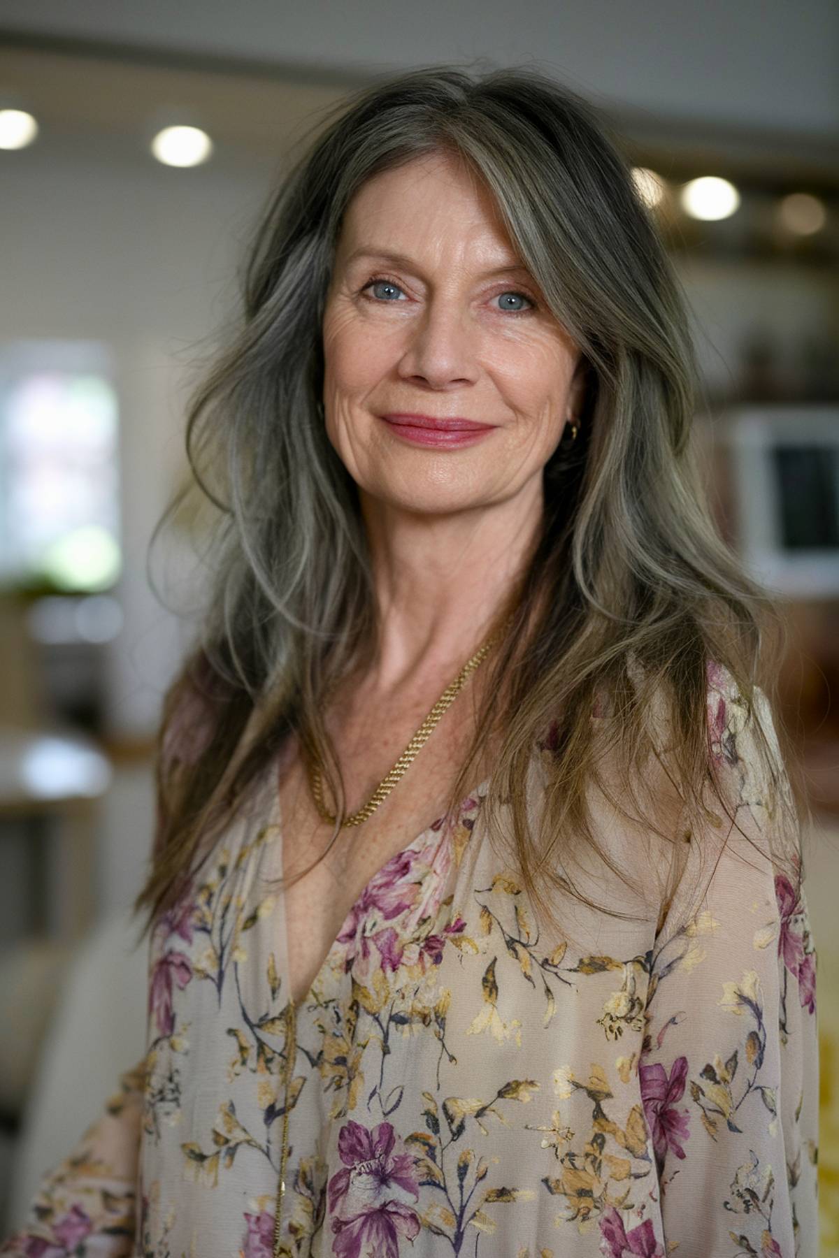 long shag haircut fine hair over 50