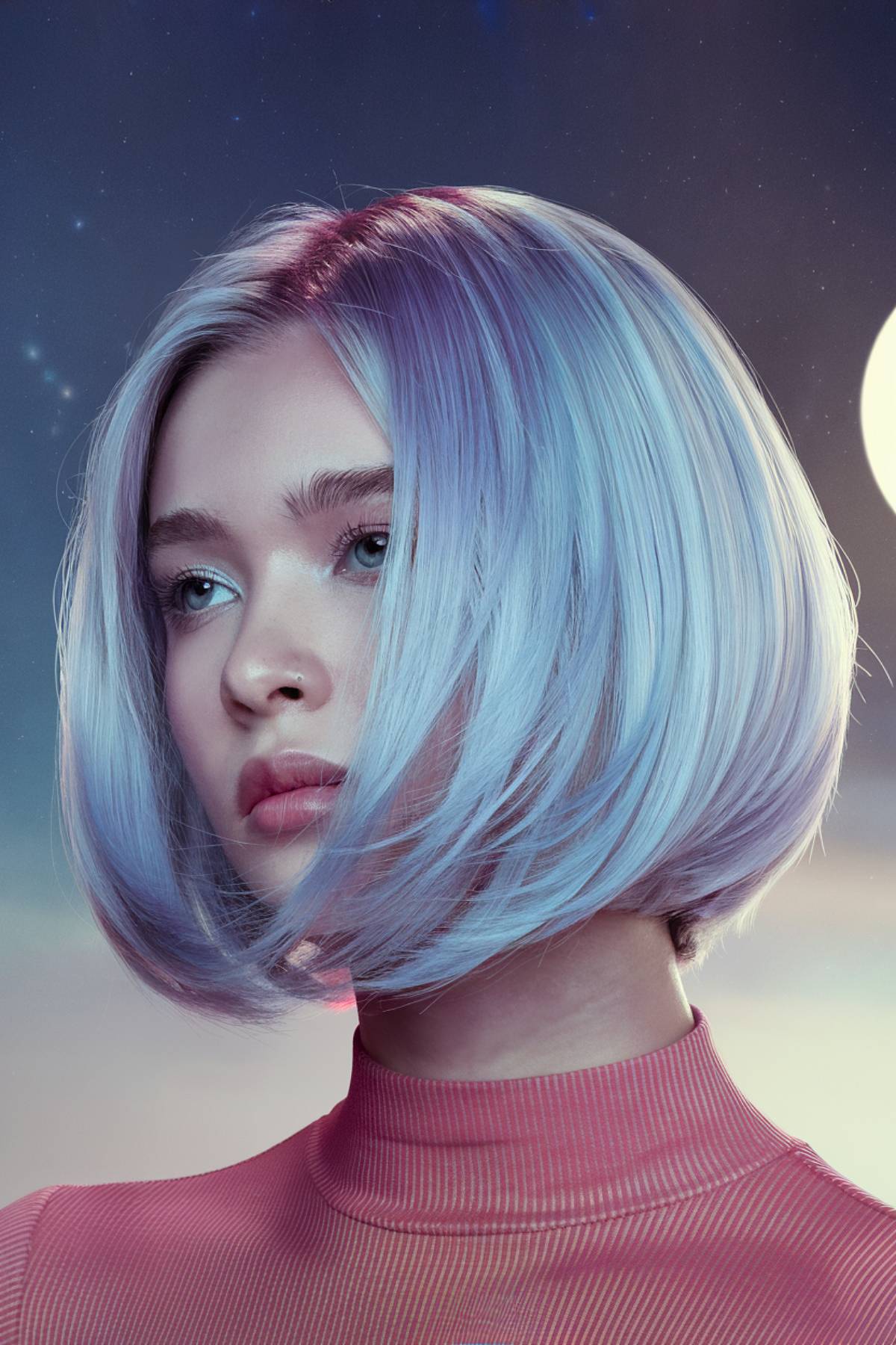 moonbeam bob lavender silver blue hair