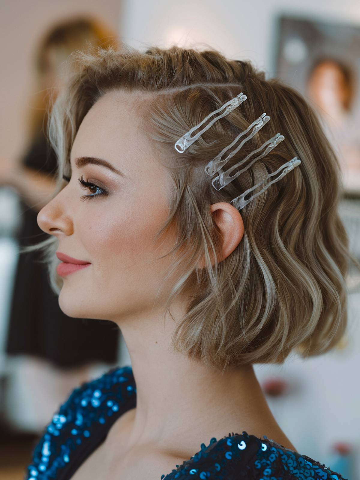prom hairstyle short hair idea
