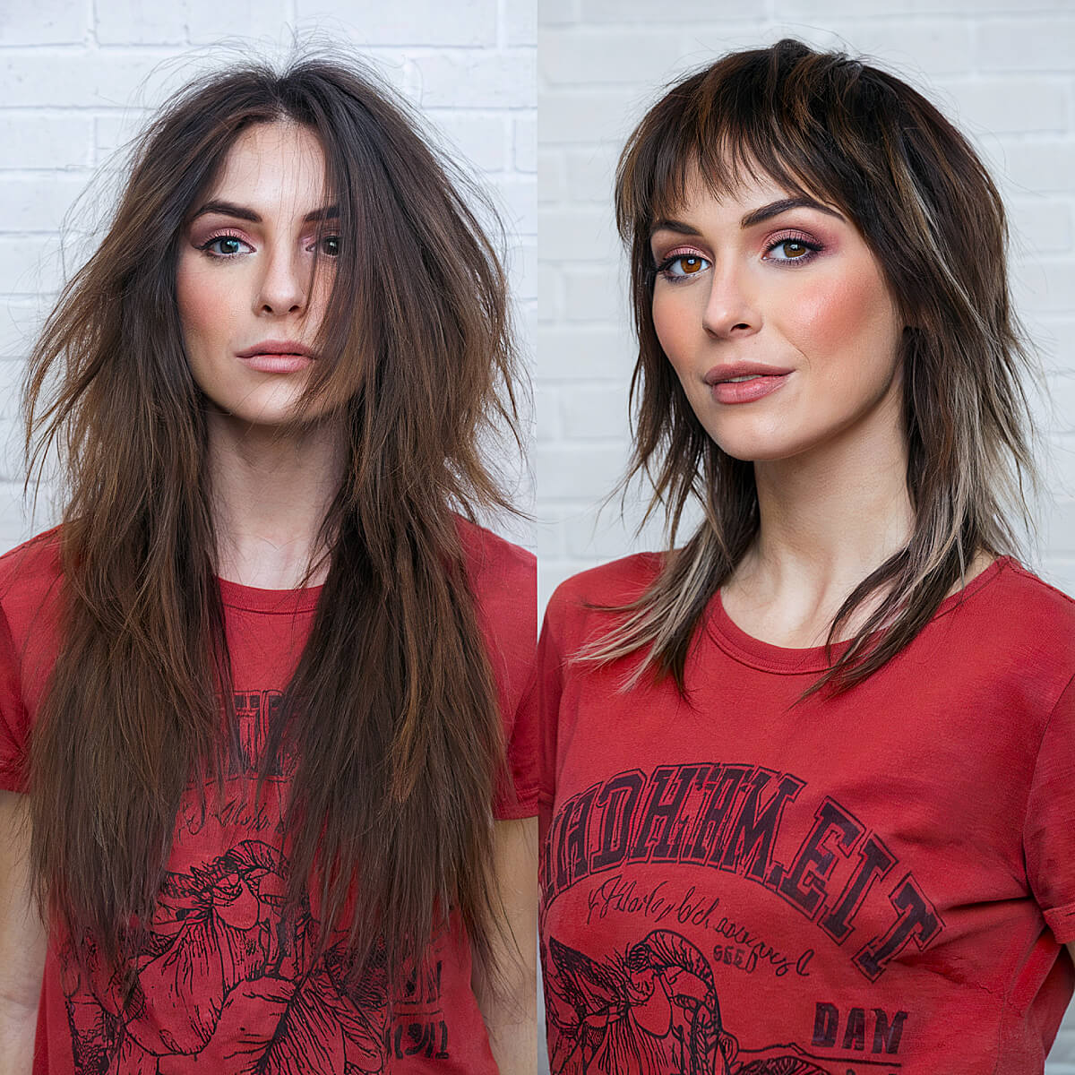 shaggy layered mullet haircut for women