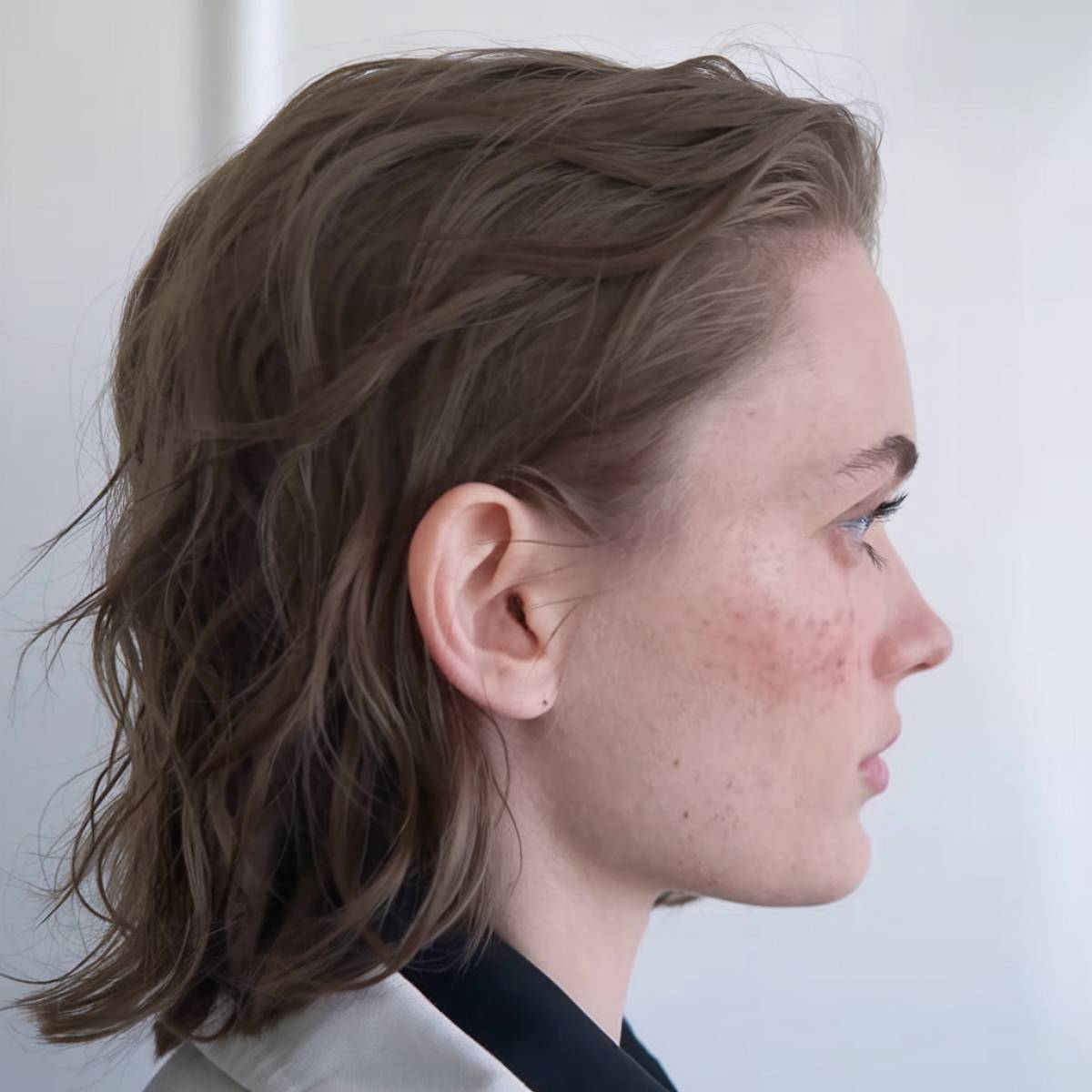 shaggy mullet without bangs