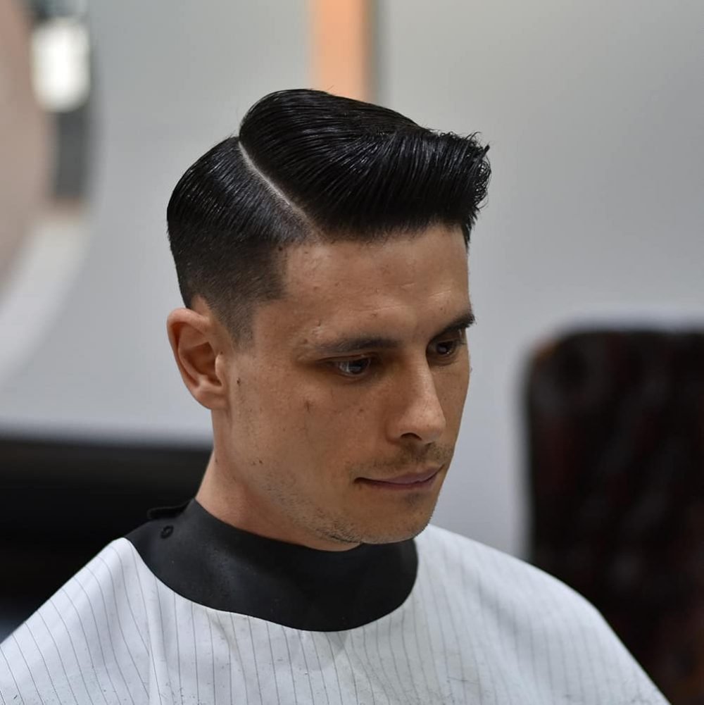 the classic side part