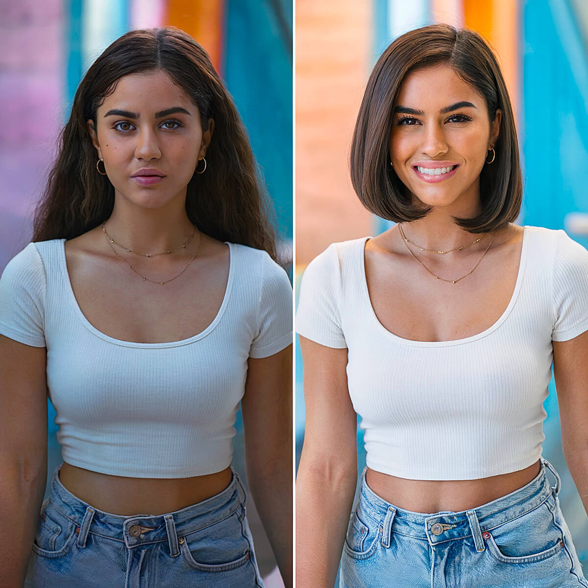chic latina bob hairstyle