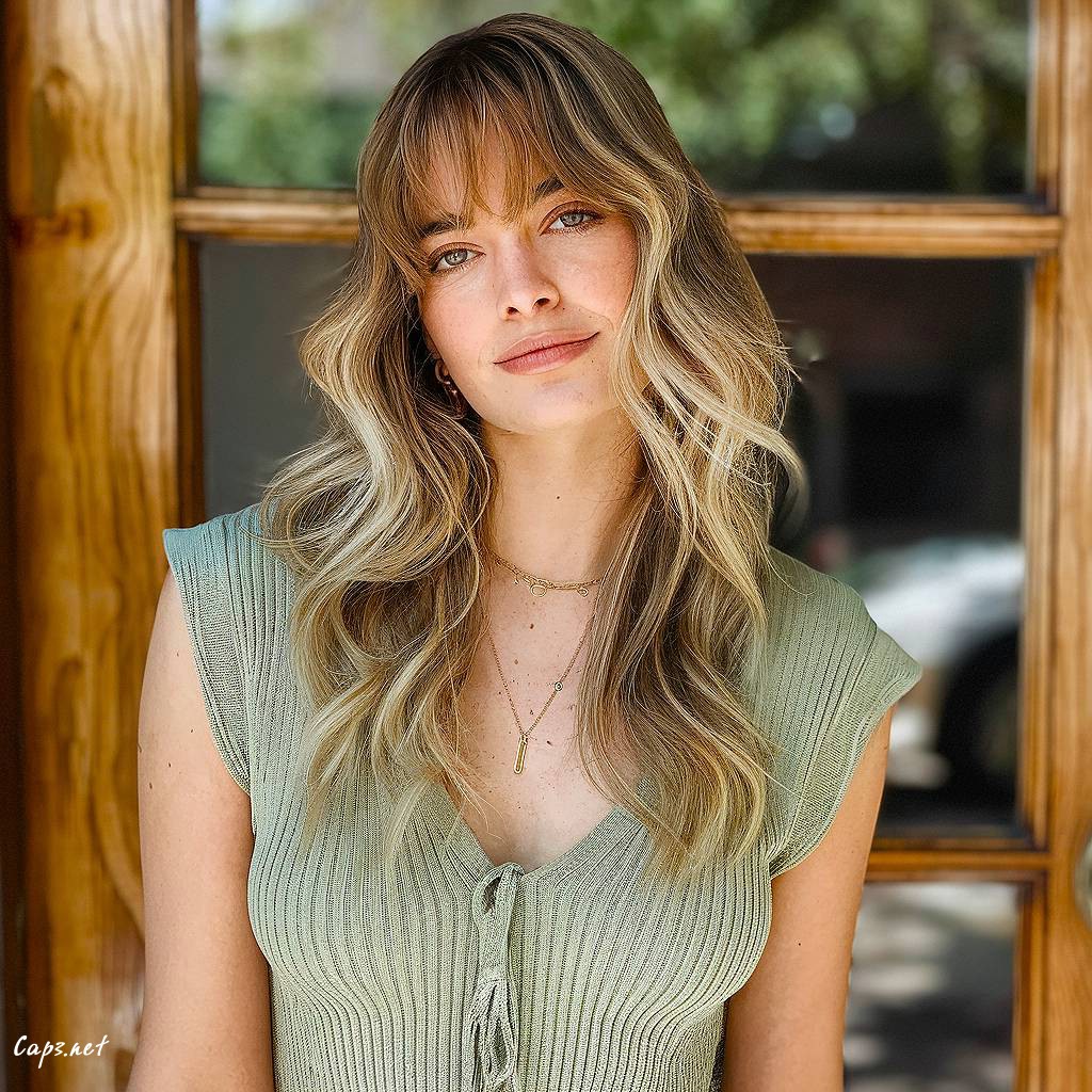flickair hairstyle flutter bangs