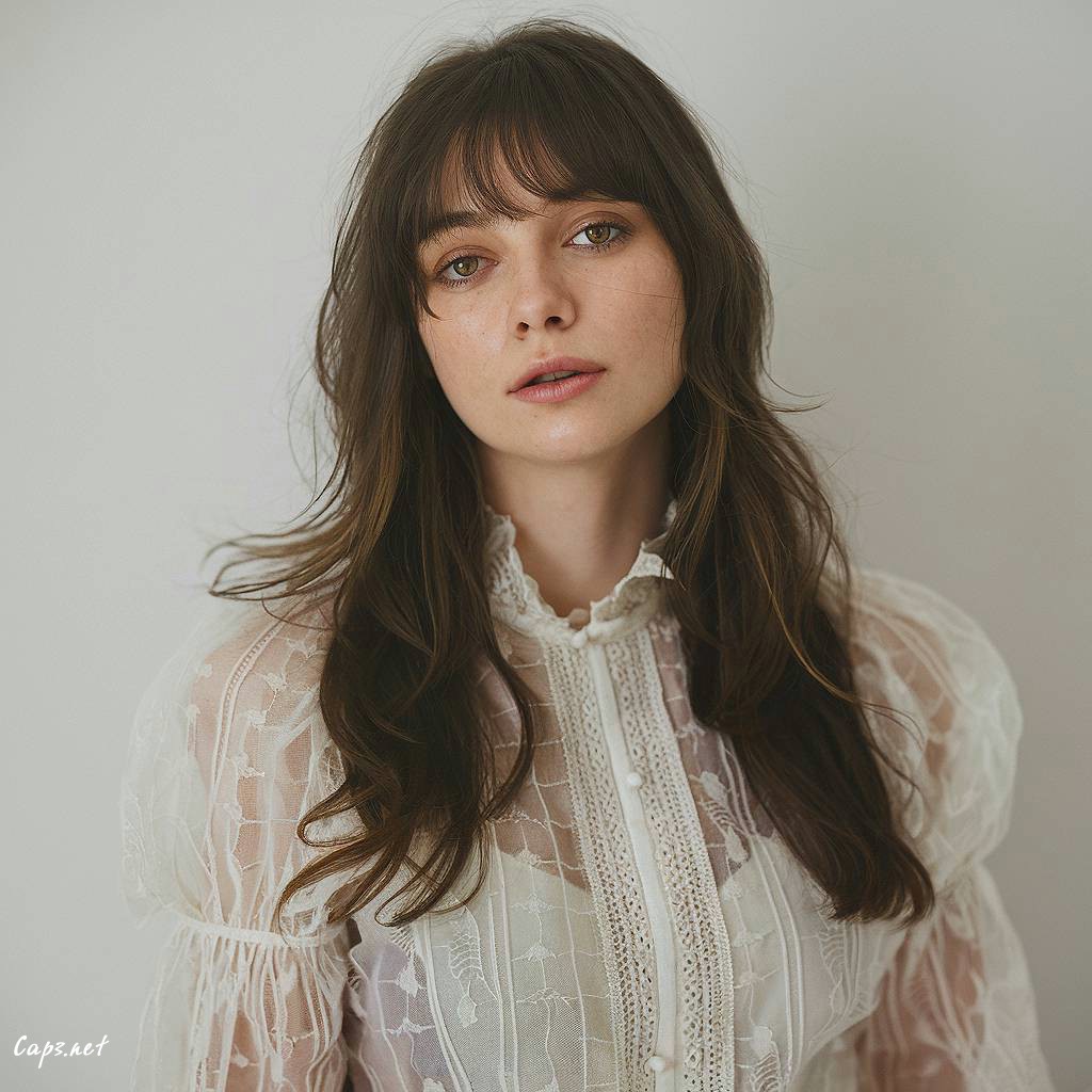 flutterlace bangs hairstyle flutter bangs
