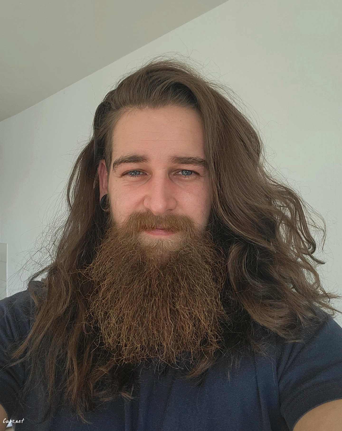 Blonde Long Hair With A Beard