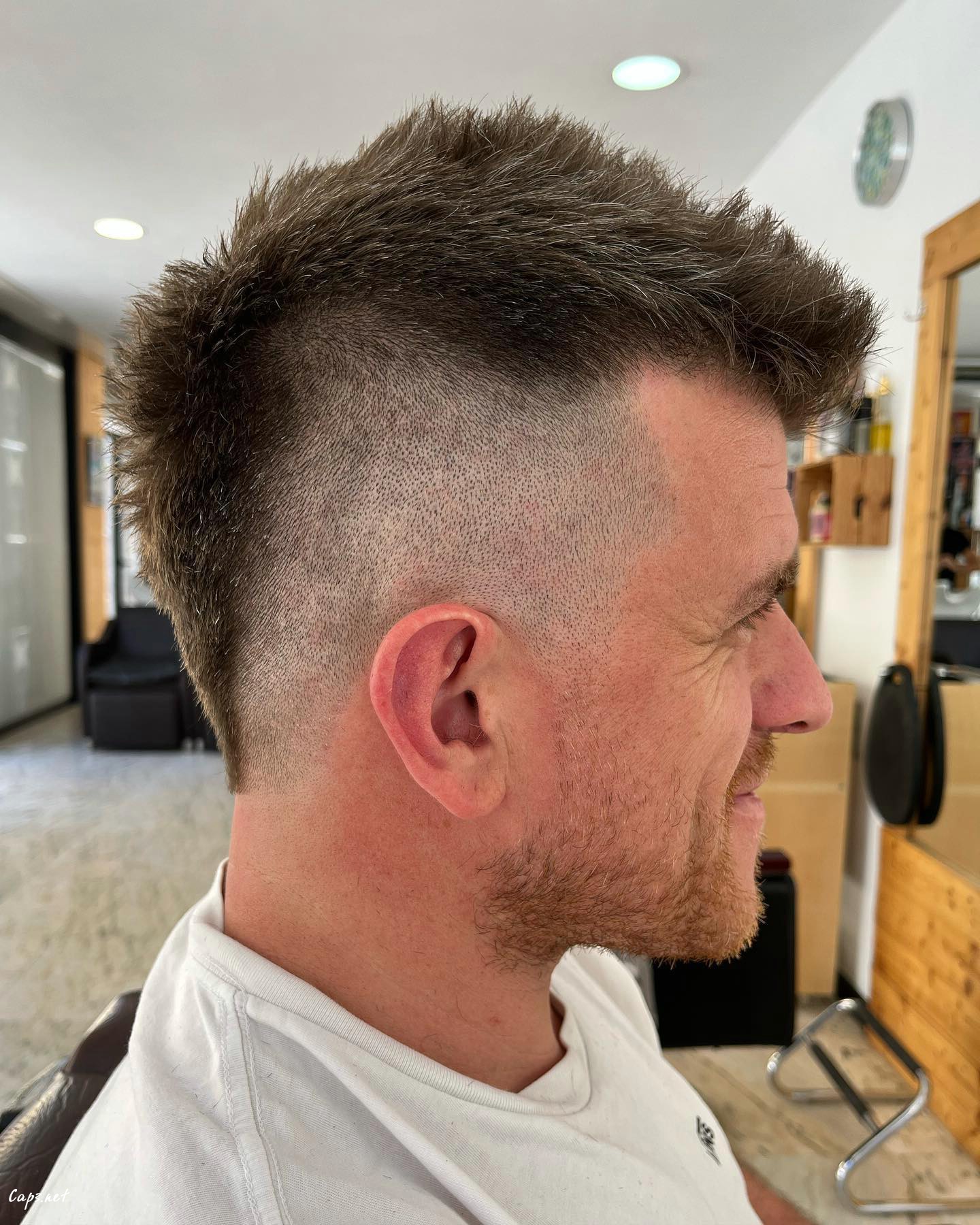 Brown Mohawk Hairstyle
