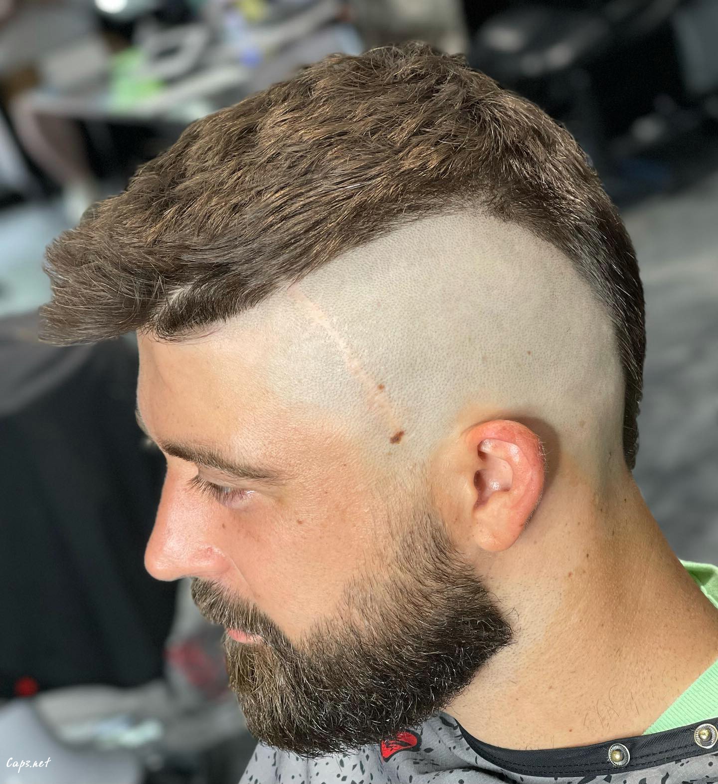 Faux Hawk Hair With A Fade